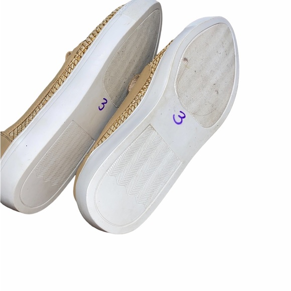 Sbicca vintage collection tan woven slip on loafers size 10 - Picture 3 of 7